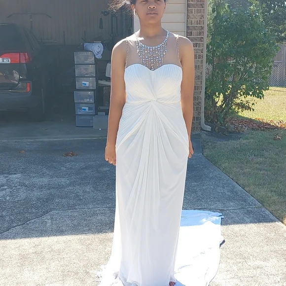 David's bridal dress /gown sz 12 PRICE FIRM - Picture 5 of 14